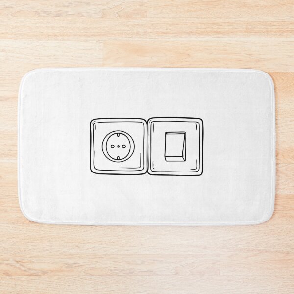 Item preview, Wall mounted electrical outlet and light switch designed and sold by rasagamastore.