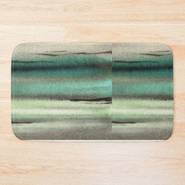 Item preview, Green And Teal Gray Organic Lines Seaweed Abstract  designed and sold by Irina Sztukowski.