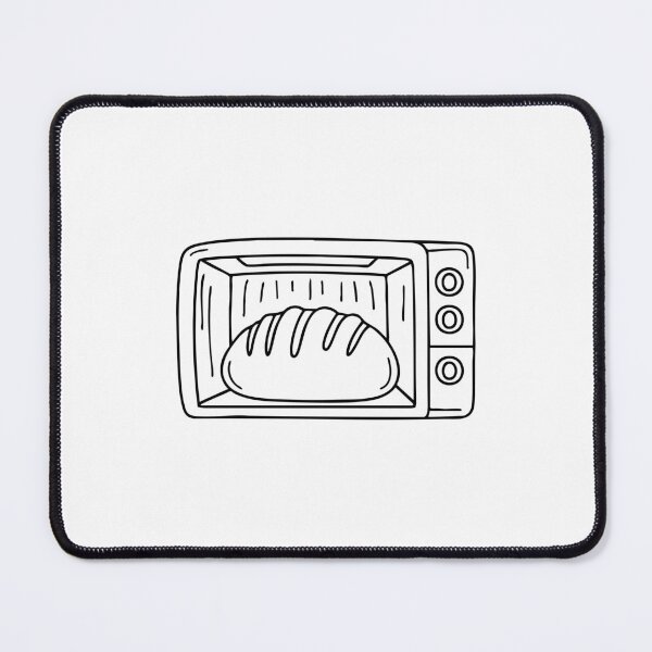 Item preview, A freshly baked loaf of bread being taken out of an oven designed and sold by rasagamastore.