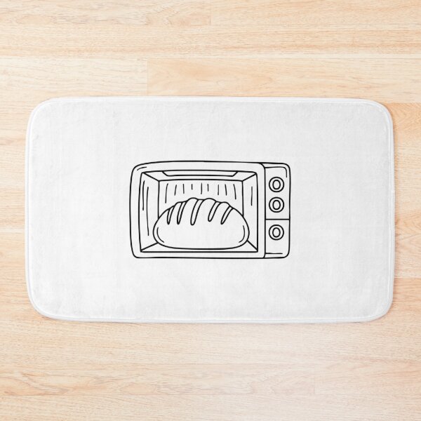 Item preview, A freshly baked loaf of bread being taken out of an oven designed and sold by rasagamastore.