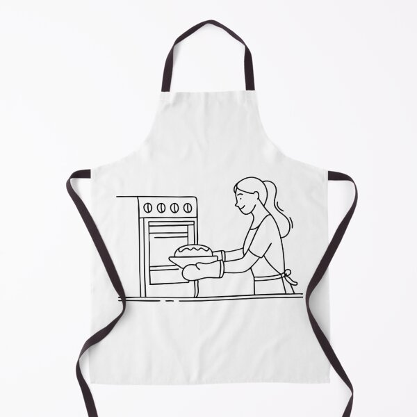Item preview, A person using an oven mitt to remove a cake from the oven designed and sold by rasagamastore.
