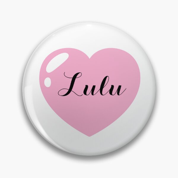 Item preview, Lulu Name with Pink Heart  designed and sold by Monika Howarth.