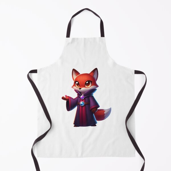 Item preview, Red Fox Sorcerer – Cartoon Fantasy Animal with Purple Robe designed and sold by Confuzz1ed.