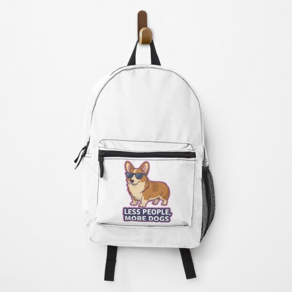 Item preview, Cool Corgi "Less People, More Dogs" designed and sold by DogDigiArt.