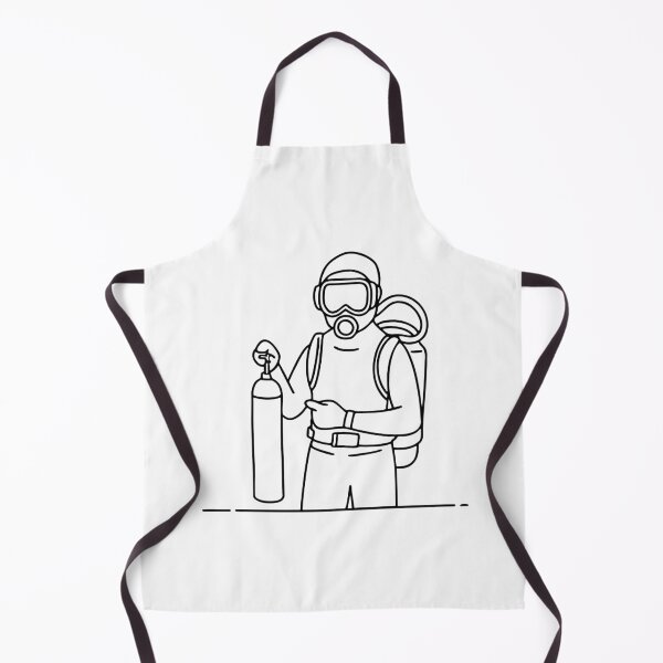 Item preview, A diver adjusting an oxygen cylinder before diving designed and sold by rasagamastore.