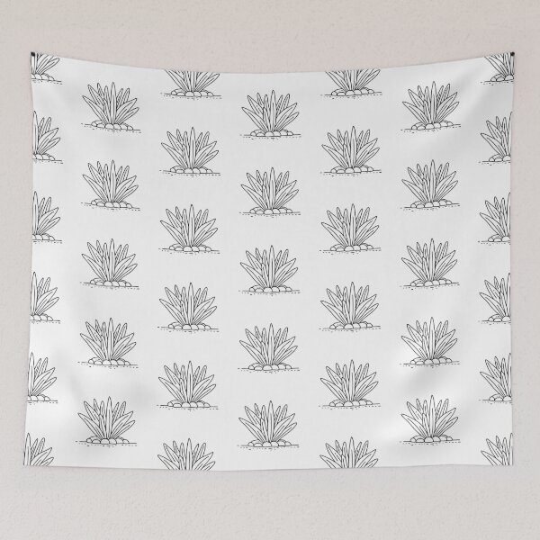 Item preview, A dense cluster of oyster plants covering the ground designed and sold by rasagamastore.