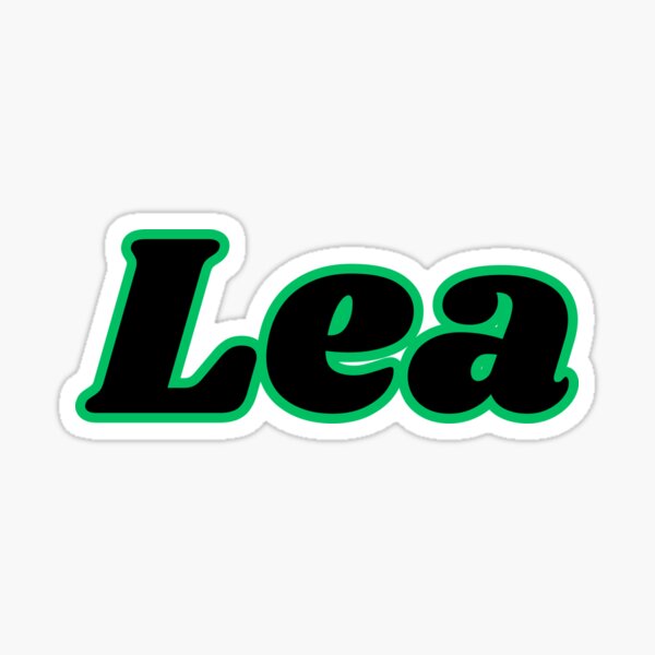 Lea Name Stickers for Sale | Redbubble