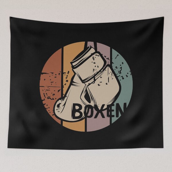 Item preview, retro boxer logo - vintage scratch boxing sport symbol designed and sold by AndreMi.