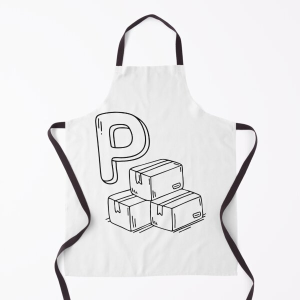 Item preview, An illustration of letter P stand for package designed and sold by rasagamastore.