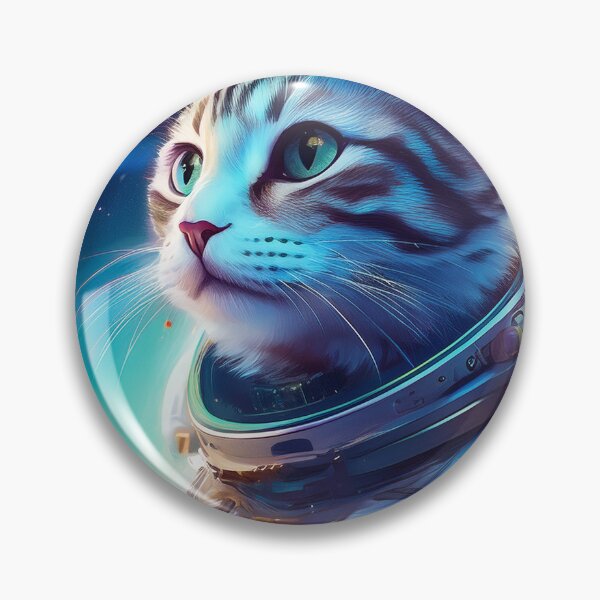 Item preview, Cosmonaut Cat designed and sold by CosmoDigitally.