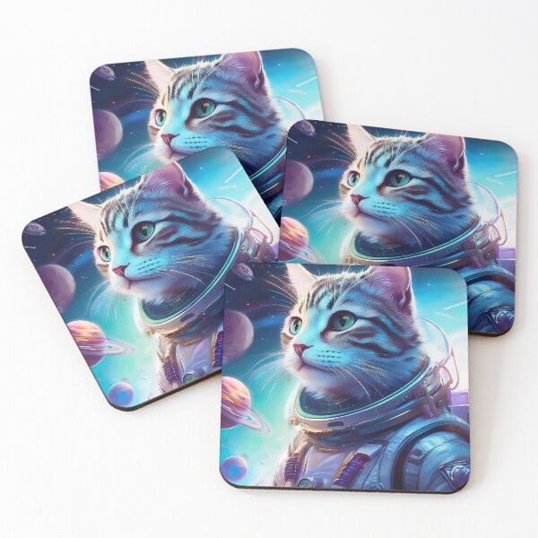 Item preview, Cosmonaut Cat designed and sold by CosmoDigitally.