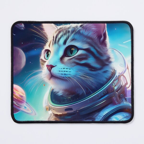 Item preview, Cosmonaut Cat designed and sold by CosmoDigitally.