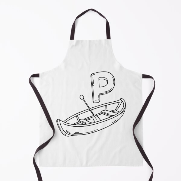 Item preview, An illustration of letter P stand for paddleboat designed and sold by rasagamastore.