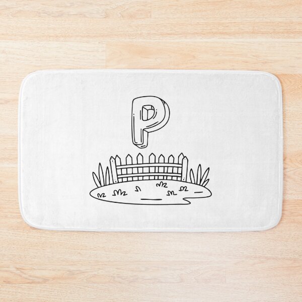 Item preview, An illustration of letter P stand for paddock designed and sold by rasagamastore.