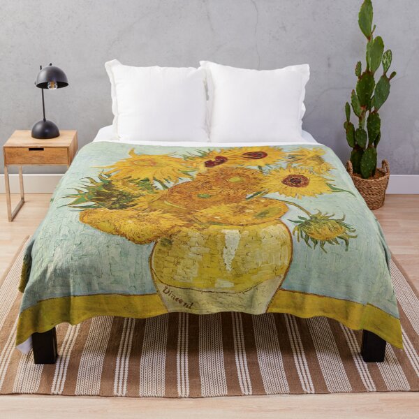 Item preview, Van Gogh Still Life Vase with Twelve Sunflowers designed and sold by KAI-Studio.