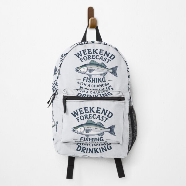Item preview, Weekend Forecast Fishing With A Chance Of Drinking, designed and sold by casamomo.