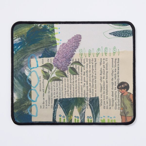 Item preview, Garden Girl - surrealist collage designed and sold by SarahRussellArt.
