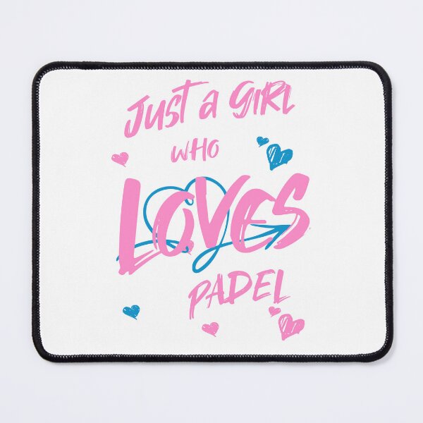 Item preview, Just a Girl Who Loves Padel designed and sold by ByDesign61.