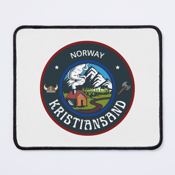 Artikelvorschau, Kristiansand Norwegen Emblem entworfen und verkauft von World Designs.