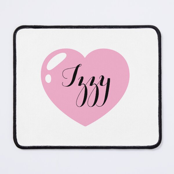 Item preview, Izzy Name with Pink Heart  designed and sold by Monika Howarth.