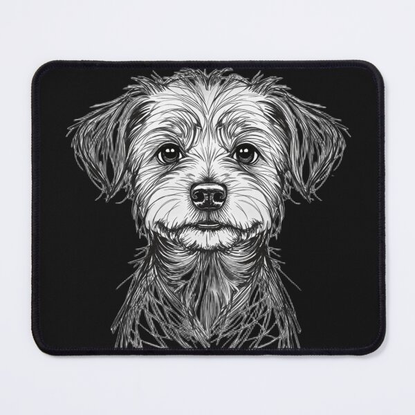 Item preview, Loyal Eyes – Ink Sketch of a Dog designed and sold by Graphiqe.