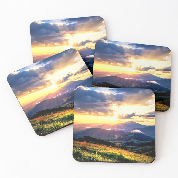 Item preview, Golden Horizon: Sunrise Over Mountain Valley designed and sold by Exodoi.