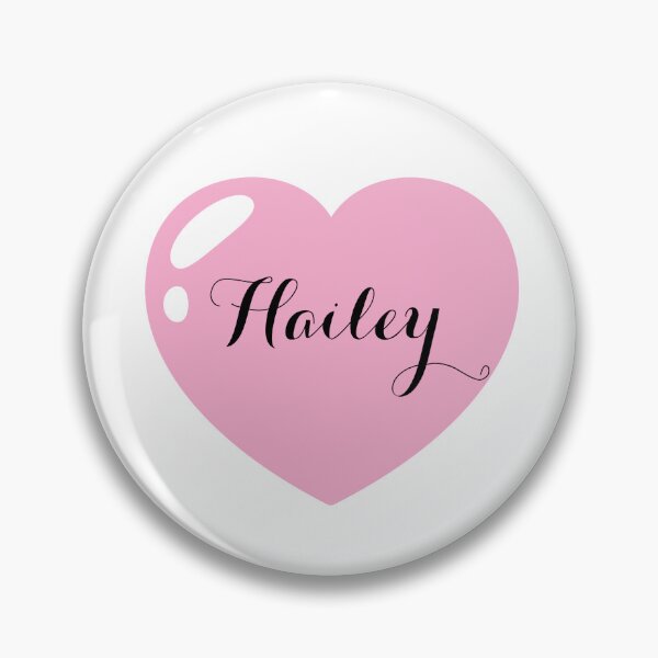Item preview, Hailey Name with Pink Heart  designed and sold by Monika Howarth.
