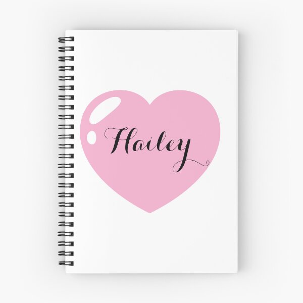 Item preview, Hailey Name with Pink Heart  designed and sold by Artbymonika.