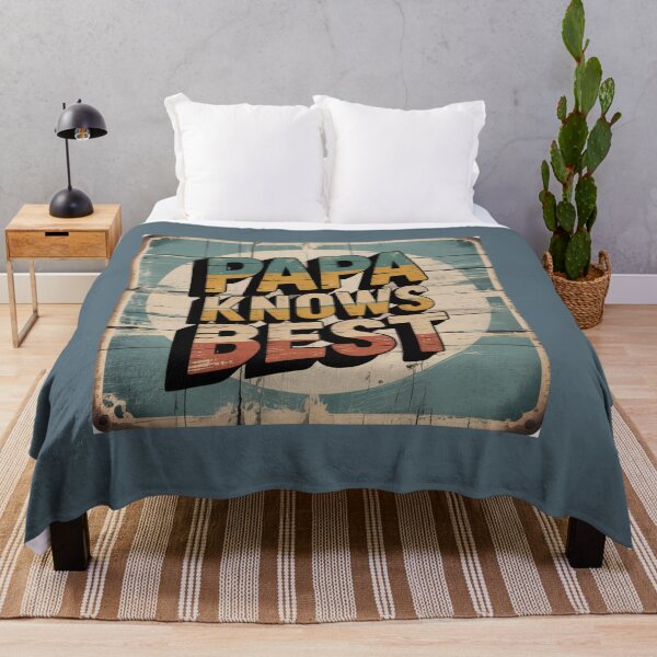 Item preview, Papa Knows Best — Vintage Retro Typography Design designed and sold by Right-UR.