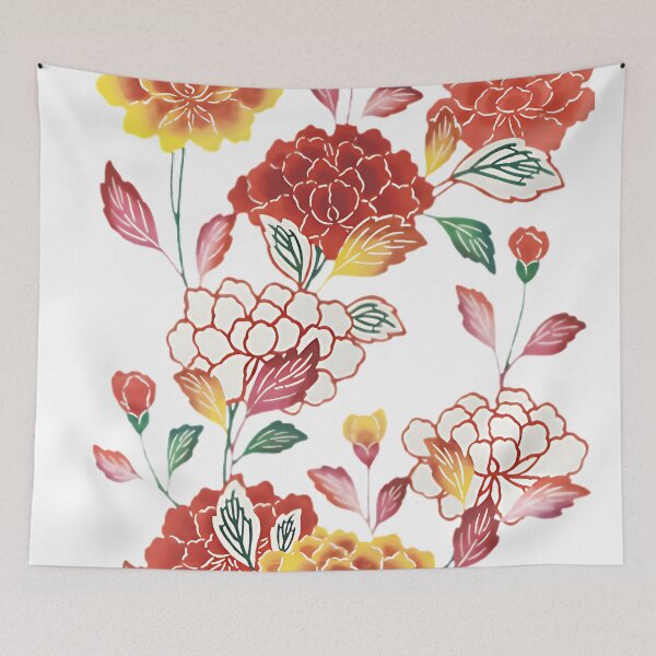 Artikelvorschau, Rote Mohnblumen, Illustration Sticker entworfen und verkauft von BASFARFASHION.