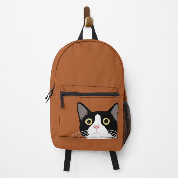 Item preview, Bright-Eyed Tuxedo Cat Close-Up designed and sold by Gumigrida.