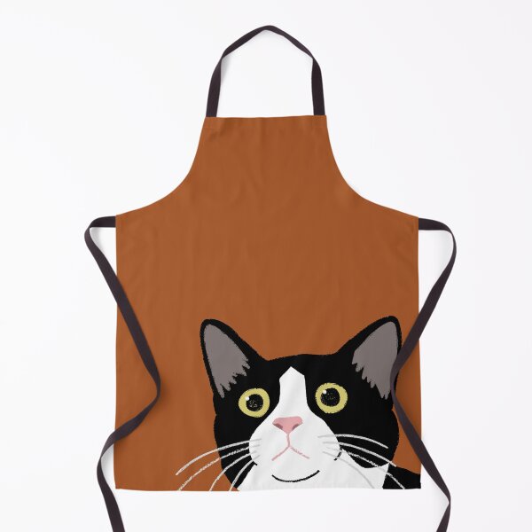 Item preview, Bright-Eyed Tuxedo Cat Close-Up designed and sold by Gumigrida.
