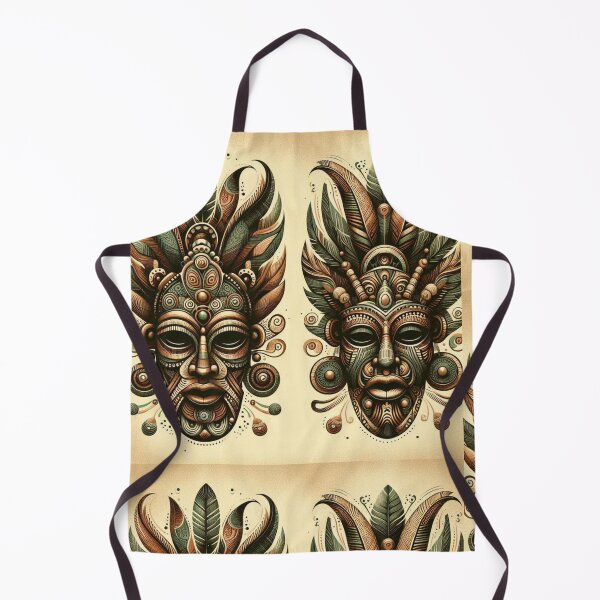 Item preview, Vintage African Tribal Mask designed and sold by PrintAfricanArt.