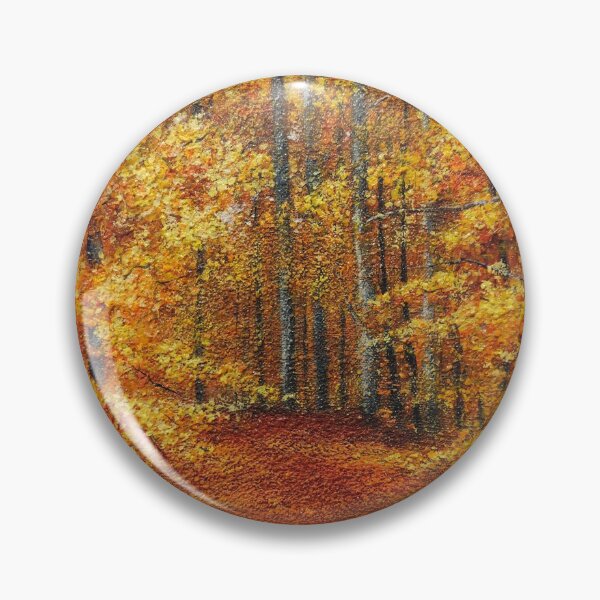 Item preview, Autumn forest painting with vibrant colors  designed and sold by Iail Ioa.