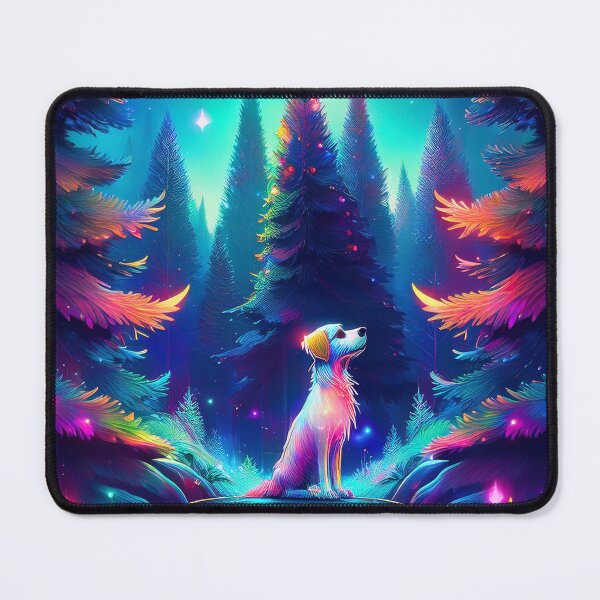 Item preview, Dog In Magic Forest designed and sold by CosmoDigitally.