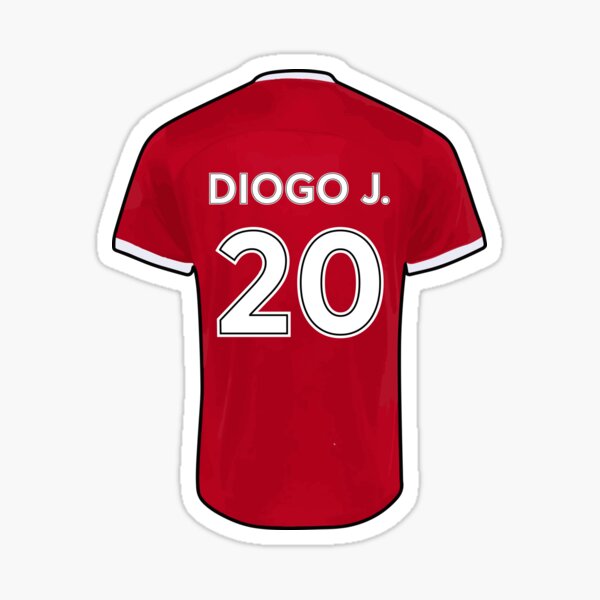 Vista previa del artículo con la obra «Camiseta de Diogo Jota», diseñado y vendido por Wolagno.