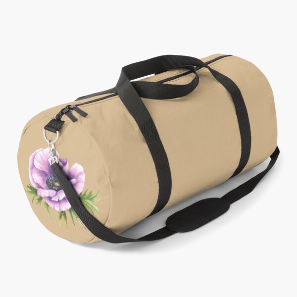 Item preview, Anemone flowers with leaves. Watercolor Purple pink blooming bud sticker designed and sold by BartolArt.