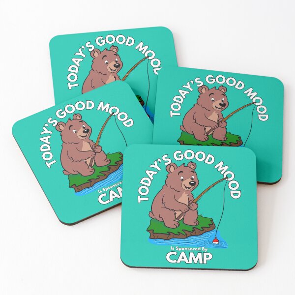 Item preview, Today’s Good Mood Is Sponsored By Camp designed and sold by Kate Miller Illustrator.