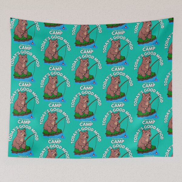 Item preview, Today’s Good Mood Is Sponsored By Camp designed and sold by Kate Miller Illustrator.