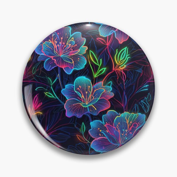 Artikelvorschau, Blumen-Neon entworfen und verkauft von CoolPixels.