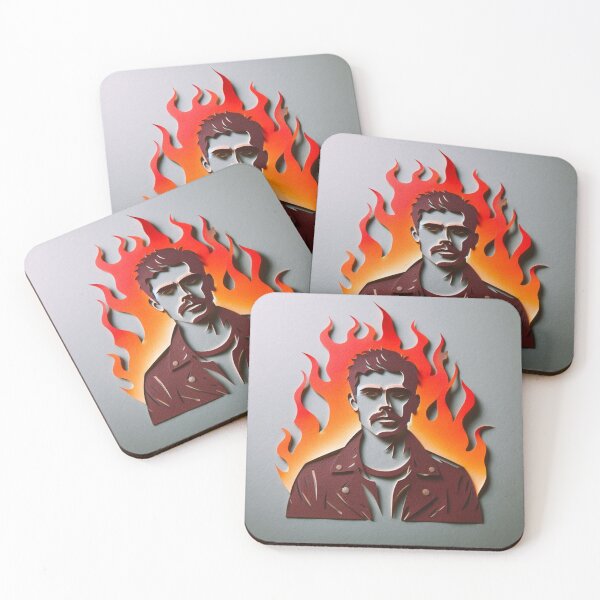 Item preview, Burning Identity – Paper Cutout of a Man with Scorched Edges designed and sold by ashokreddy343.