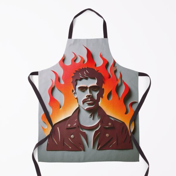 Item preview, Burning Identity – Paper Cutout of a Man with Scorched Edges designed and sold by ashokreddy343.