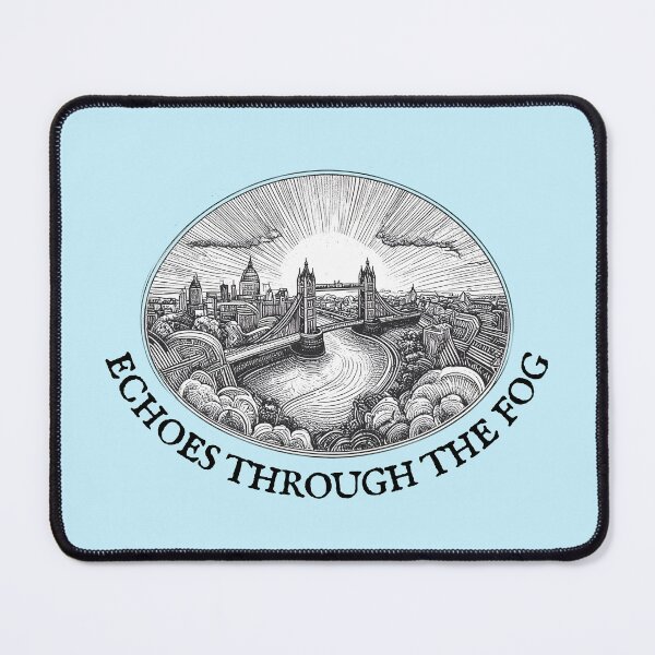 Item preview, London Urban Graphic – Foggy Vintage City Art designed and sold by kacperartdesign.
