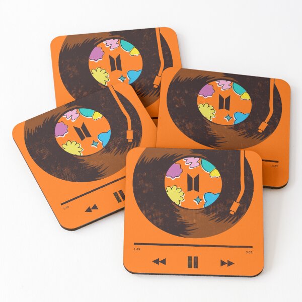 Item preview, BTS Permission to Dance - Colorful Vinyl Tribute designed and sold by doodlepopdesign.