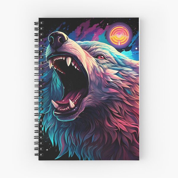 Item preview, Neon Alpha Wolf: Cosmic Fury designed and sold by Amr Siam.