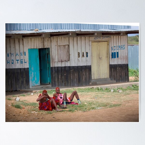 Item preview, Maasai Youth Roadside  designed and sold by DocSaunders.