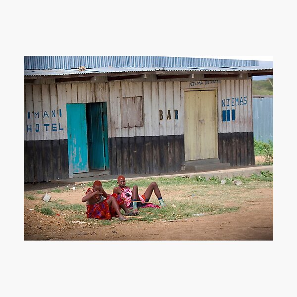 Item preview, Maasai Youth Roadside  designed and sold by DocSaunders.