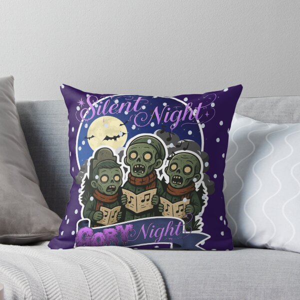 Item preview, Silent Night, Gory Night – Zombie Carolers Tee designed and sold by Tookiester.