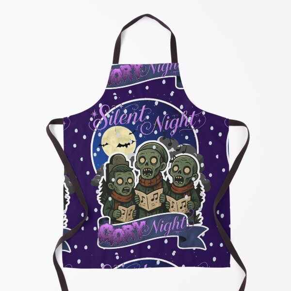 Item preview, Silent Night, Gory Night – Zombie Carolers Tee designed and sold by Tookiester.
