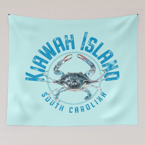 Item preview, Kiawah Island South Carolina Blue Crab Design designed and sold by Futurebeachbum.